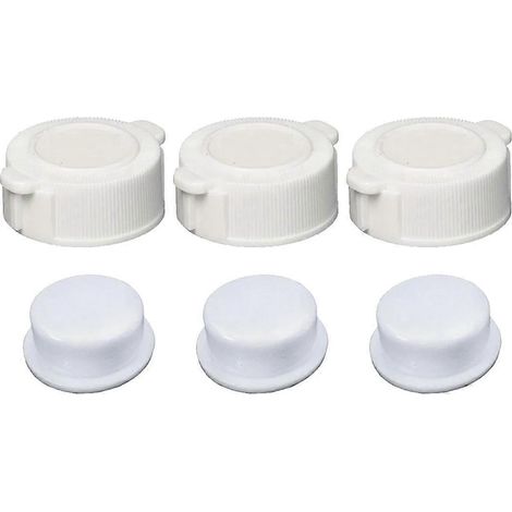 1 jeu de bouchon de soupape d'échappement pour 10043 10044 pour piscine hors sol - Pièce de rechange (1/4)