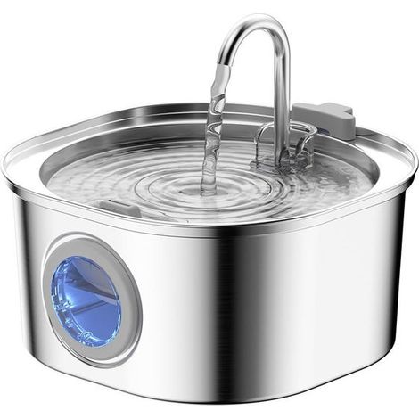 Distributeur d'eau en acier inoxydable pour chats (1/5)