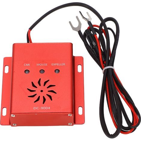 Répulsif électronique à ultrasons pour souris, en alliage d'aluminium, multibande, numérique, pour nuisibles, 12 V CC (1/5)