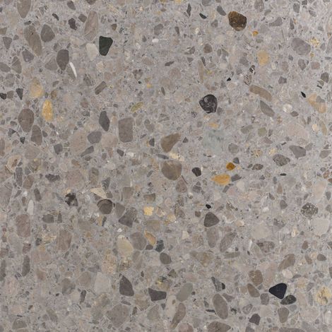 Véritable Carreau Terrazzo AVENTURA - collection TRADIZIONE 40x40 cm boîte de m2 Brossé - Gioia Materia