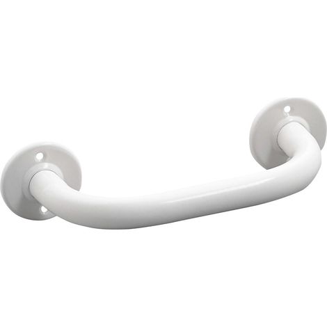 Poignée de bain WHITE LINE 20x8cm, blanc (1/4)