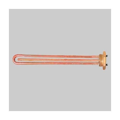 RESISTENZA A TAPPO DIRITTA - 3000 W att 1"1/4 M6 c/p.anodo
