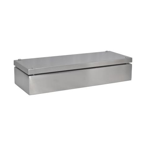 Boîtier RS PRO en Acier inoxydable 304 Acier dim. ext. 400 x 150 x 81mm, IK10, IP66 ( Prix pour 1 )