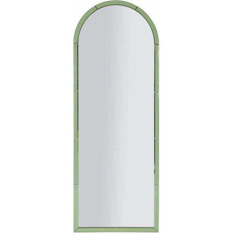 Mauro Ferretti Wall Mirror Vibrant Green 55x2x150cm (1/4)