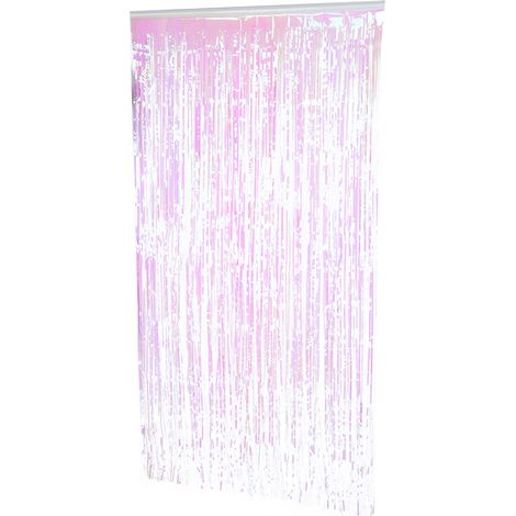 Rideau de Porte 100x180cm avec Franges pour Mariage, Anniversaire et Fête (1/5)