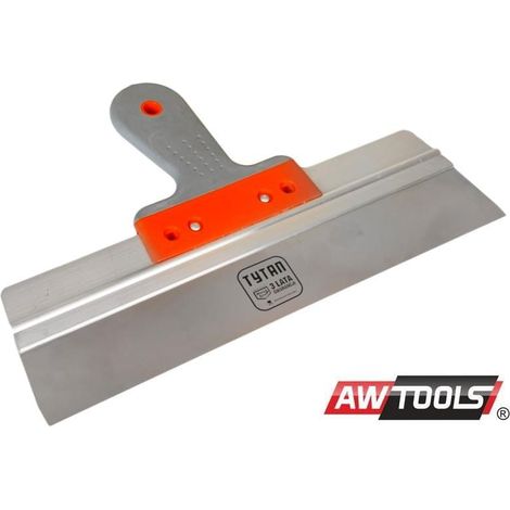 AWTOOLS SPATOLA PER FACCIATE IN ACCIAIO INOX 600/60 mm MANICO IN GOMMA (1/2)