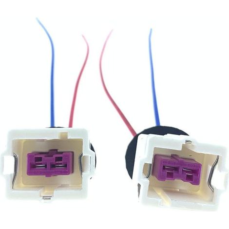 Compatible avec les connecteurs de klaxon des Citroën Elysée, Peugeot 307, Fukang, C4, 308, C5 et 408 -- JB1173-2P