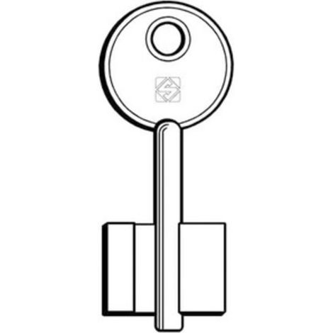SILCA 5ID7 CHIAVE DOPPIA MAPPA OTTONE Q.TA 5