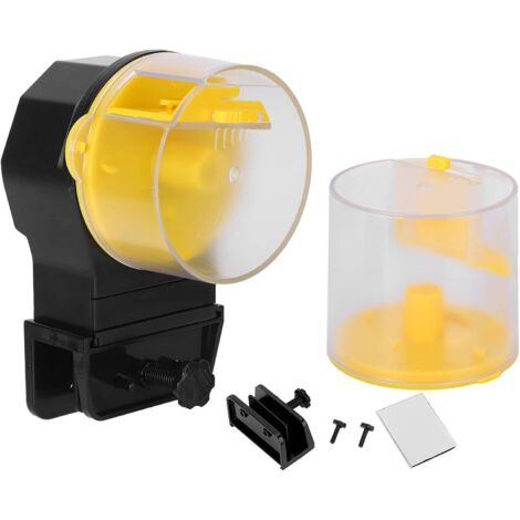 Mangeoire automatique pour poissons pour aquarium - Flocons secs - Design unique - Distributeur de nourriture intelligente - Convient pour les mangeoires à volaille - Bleu - Avec promesse de service (1/5)