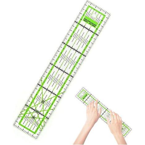 5pcs 30 x 5 cm Acrylic Measuring Ruler, Patchwork Sewing Ruler with Grid Line, Transparent Acrylic Sewing Ruler (1/5)