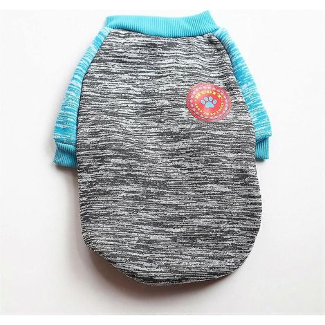 Ropa de invierno para mascotas, sudadera con capucha suave y cómoda para perros, ideal para gatos y cachorros. Sudadera con capucha para mascotas, talla 4, color gris. (1/4)