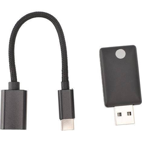 Adaptateur sans fil Carplay, 1GHz DDR3, 64 mo de RAM, 2 en 1, Type C, Bluetooth, WiFi, Dongle pour voitures Android Auto 2016 ou plus récentes, DC5 à 12V (1/5)