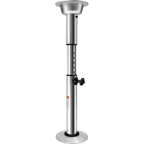 Pied de table réglable, design léger, capacité de charge de 25 kg, Argent (1/2)