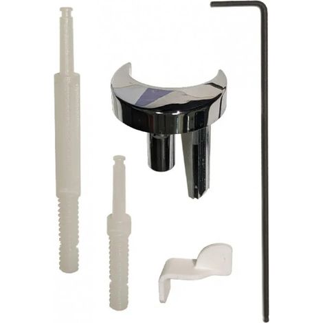 Druckknopf 3 bis 6 Liter vandalensicher, für Dual-Flush-WCs