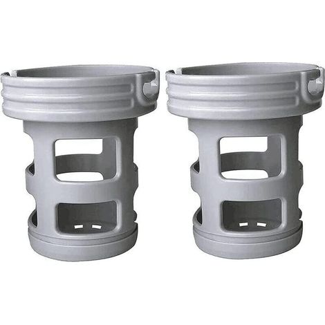 UlisemFiltre Spa Lite pour mspa,Filtre pour mspa Lite, pour MSPA Whirlpoal Filter-Bateaux et Spa Chauds - Modèle à partir de 2020 (2 pièces Porte-Filtre)