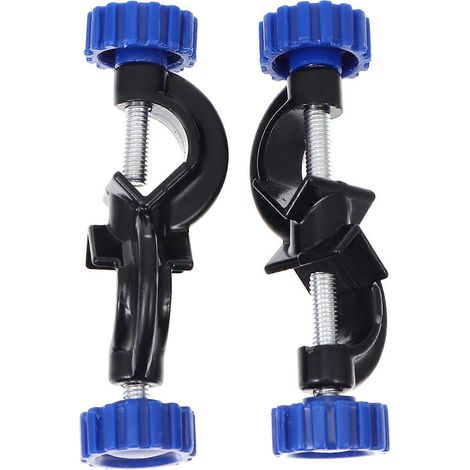 2 Stück Stativklemmenhalter, verstellbare Klemmenhalter, Laborbedarf-10X3X3CM (1/4)