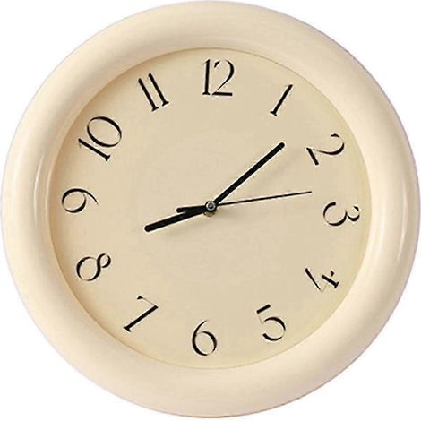 Petite horloge murale ronde et silencieuse moderne pour la décoration intérieure du salon, de la salle de bain et de la chambre à coucher - Édition 0618 (1/5)