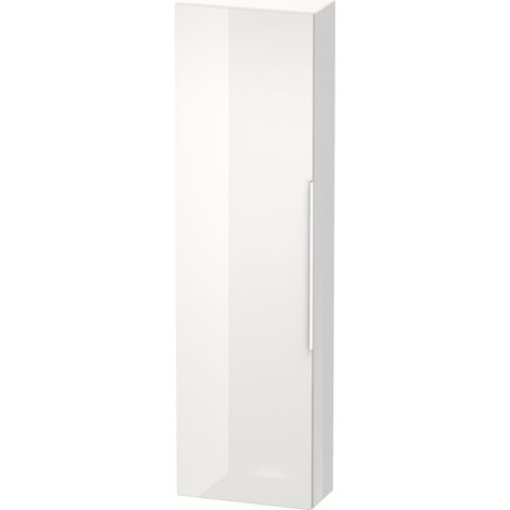 Duravit Happy D.2 Armadio alto 500mm 9252, 1 anta, cerniera sinistra, Colore (anteriore/corpo): Decoro bianco lucido - H29252L2222 (1/2)