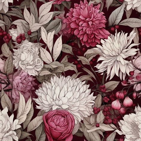 Tela decorativa para exteriores Oxford - Motivo floral I DX5454 (1/5)