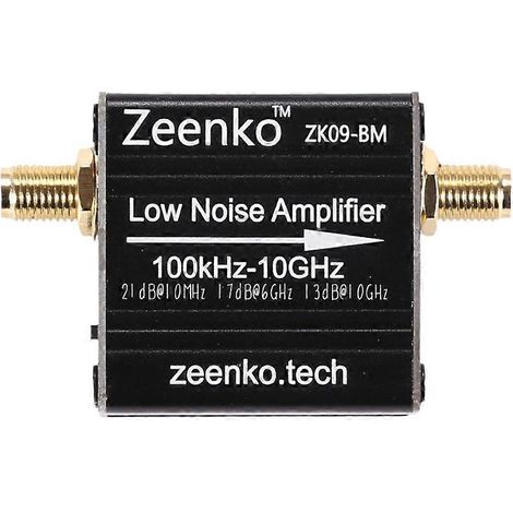 ZEENKO ZK09-BM Rauscharmes HF-Leistungsvorverstärkermodul (100 kHz – 10 GHz) mit hoher Verstärkung und USB-Stromversorgung (1/5)