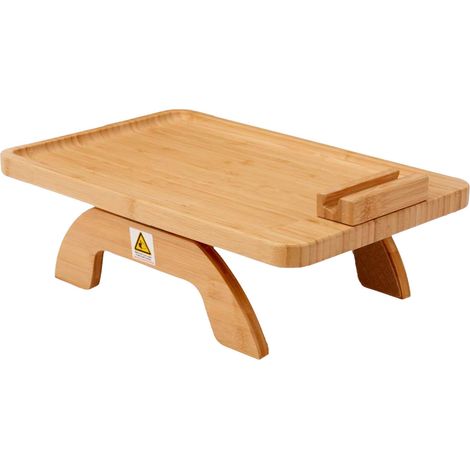 Mesa bambu brazo sofa 35 cm colección KINVARA