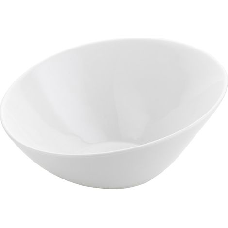 Florina Alta schräge Porzellan-Salatschüssel 20,5 cm