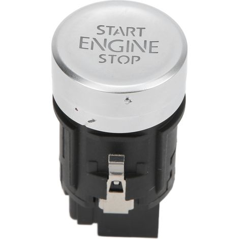 Bouton Start Stop Moteur 5GG959839 Métal Compatible Golf MK7 2013-2017 Interrupteur Démarrage Arrêt Pièce De Rechange