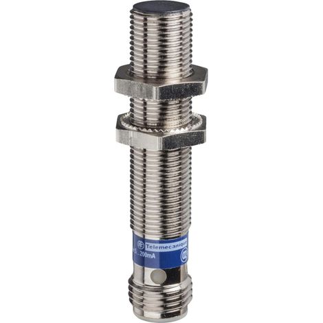 Xs612b3dam12 Schneider Detecteur Inductif Court M12 12 24vdc No 2 Fils Noyable Sn4mm Connecteur M12 Telemecanique