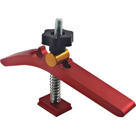 Outils de bricolage pour le travail du bois, bloc de pressage à rainure pour le travail du bois, plaque de pressage à rainure en T réglable pour le travail du bois, fixation pour établi.