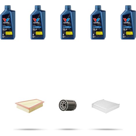 Kit tagliando 3 FILTRI e 5L OLIO compatibile con Ford Transit Custom 1.0 EcoBoost PHEV 92kw dal 2019 (1/5)