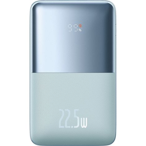 Baseus Bipow Pro Power Bank 20000mAh 22,5W blau mit USB Typ A - USB Typ C 3A 0,3m Kabel (PPBD040303) (1/5)