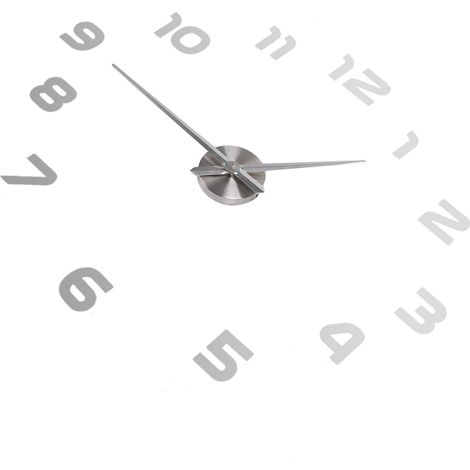 Acryl-Spiegel-Wanduhr, geräuschlos, rahmenlos, selbstklebend, DIY-Wanduhr für Büro und Zuhause (1/5)