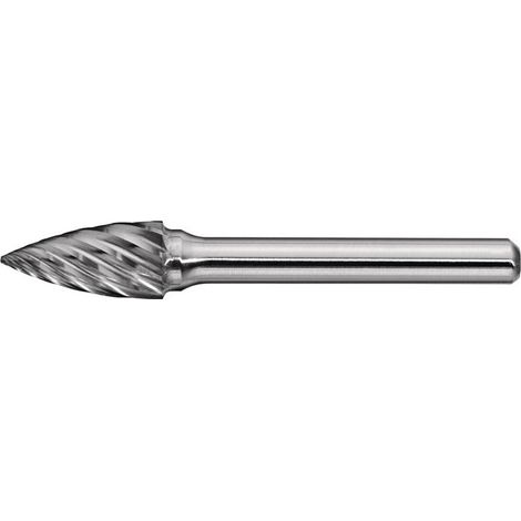 Fresa SPG INOX D.12mm cabeza-L.25mm vástago-D.6mm HM galvanizado normal fino PROMAT