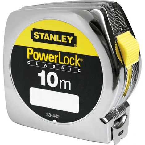 Flessometro in metallo Powerlock Classic 10 m Stanley
