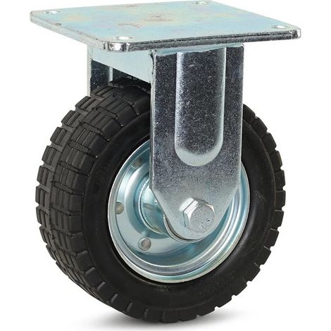 Roue fixe - MESO - Caoutchouc large - 200mm - 600kg (1/2)
