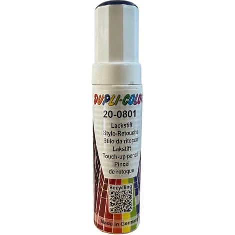 Stylo de retouche peinture pour carrosserie - Bleu métallisé - 20-0801 - Duplicolor