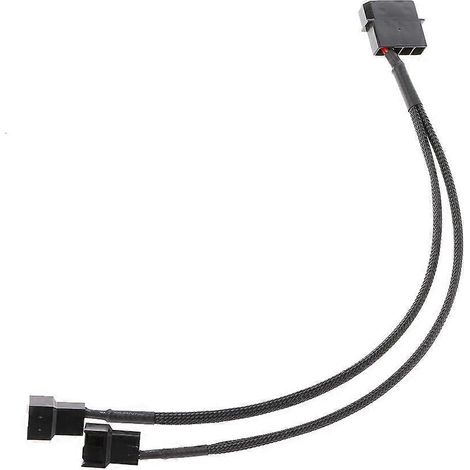 Adapterkabel von 4-poligem Molex-Stecker auf 3-poligen/4-poligen Stecker für Computer-PC-Lüfter