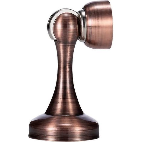 Butée de porte magnétique en acier inoxydable bronze rouge avec fixation murale résistante à la rouille (1/5)