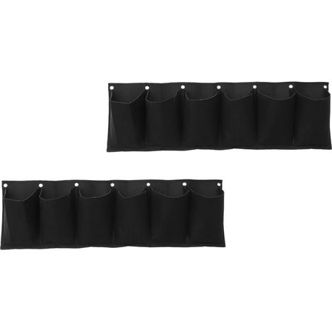 Jardinière Suspendue Murale en Feutre 2pcs et Gain de Place pour Jardin Intérieur et Mur D'extérieur (1/5)