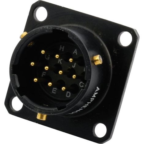 Amphenol 62IN 12E 12 10P 624 Rundstecker Stecker, Einbau Gesamtpolzahl: 10 Serie (Rundsteckverbinder