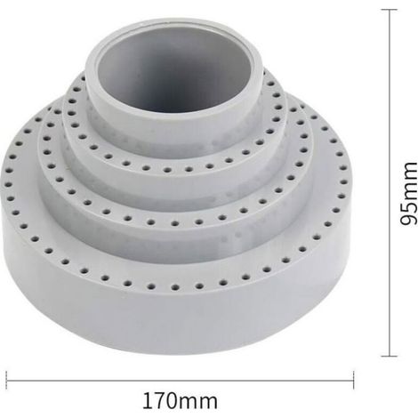 Porte-Outil Rotatif - 116 Trous - Base Pivotante 360° - Diamètre Trous 2,35 À 3 Mm - Pour Organisation Garage Atelier (1/3)
