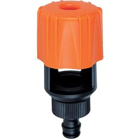 Adaptateur de tuyau universel pour robinets de cuisine, de salle de bain, de jardin (orange)