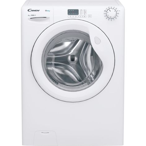 Candy EY4061DW4/1-S machine à laver Charge avant 6 kg 1000 tr/min Blanc (1/3)