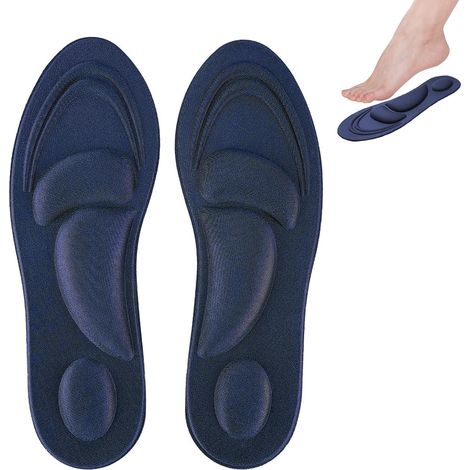 Semelles orthopédiques, semelle de basket, semelles pour pieds plats, semelles intérieures, chaussures de travail pour homme et femme, semelles de chaussures plus grandes (1/5)