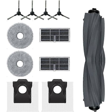 Accessoire pour aspirateur robot Dreame Mova E30 Ultra/Trouver E30 Ultra : brosse latérale principale, filtre HEPA, lingette de nettoyage et sac à poussière (1/5)