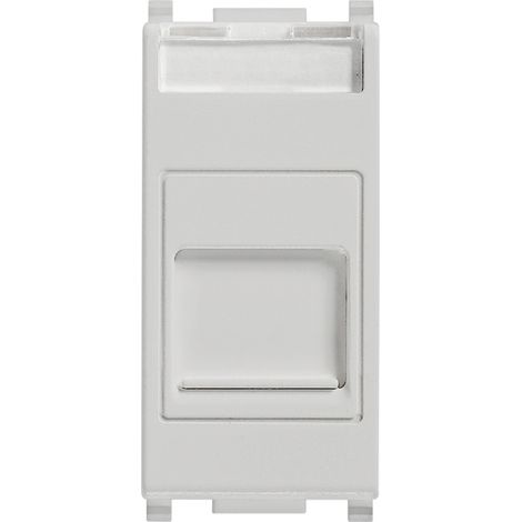 VIMAR - 14337.C.SL Adattatore portello RJ45 Keystone Silver