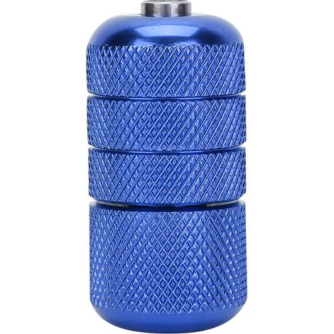 Poignée de Tatouage Professionnelle 25mm en Alliage d'Aluminium Bleu pour Machine à Tatouer (1/5)