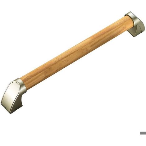 Barre D'appui Bois pour Salle de Bain, Étanche Antidérapant la Sécurité Barres D'appui pour Escaliers et Couloir34cm (1/5)