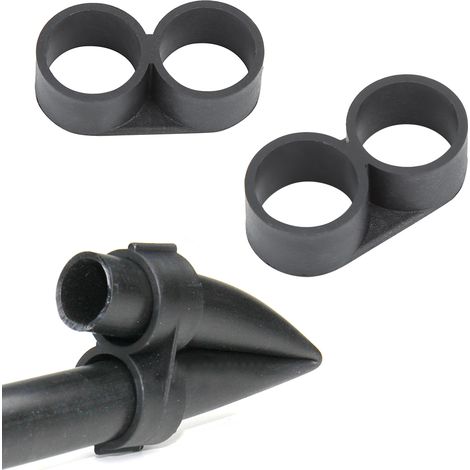 Lot de 100 bouchons d'extrémité pour tuyaux d'irrigation goutte à goutte, accessoires d'irrigation pour jardin, 16 mm
