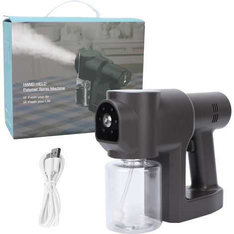 Pulvérisateur électrique rechargeable à lumière bleue, atomiseur nano portable pour bureau et maison (1/5)